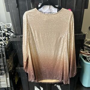 Neat gorgeous sequin top gimmicks